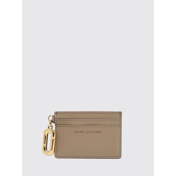 MARC JACOBS Accessories - Marc Jacobs Women Marc Jacobs Flat Leather Card Holder With Double J Logo